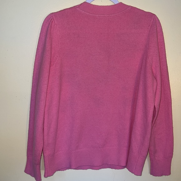 Boden Has Something For You! Lovely Pink & Green Wool/Alpaca Blend-Sweater - Picture 9 of 12